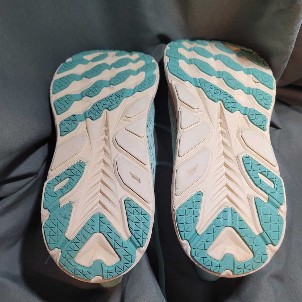 Hoka One One Women Clifton 8 1119394 AEBL Aqua Running Shoes Sneakers Size 9.5 B - Picture 6 of 8